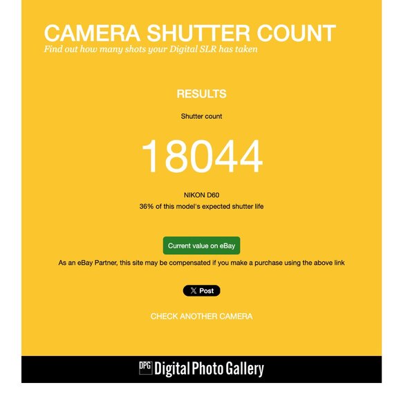 Nikon D60 10.2MP Digital SLR Camera w/ Nikkor 18-55mm f/3.5-5.6G AF-S Lens - Picture 10 of 10